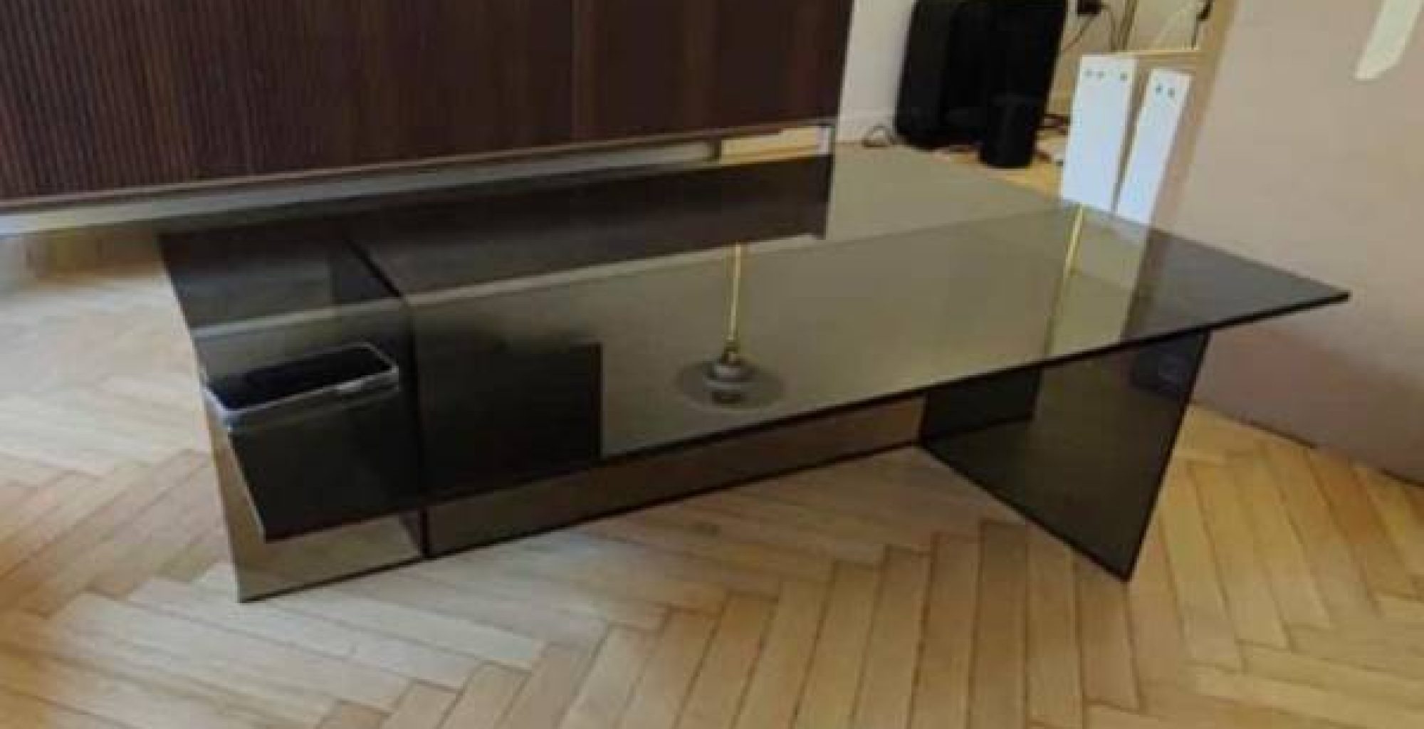 tavolino soggiorno cristallo su misura