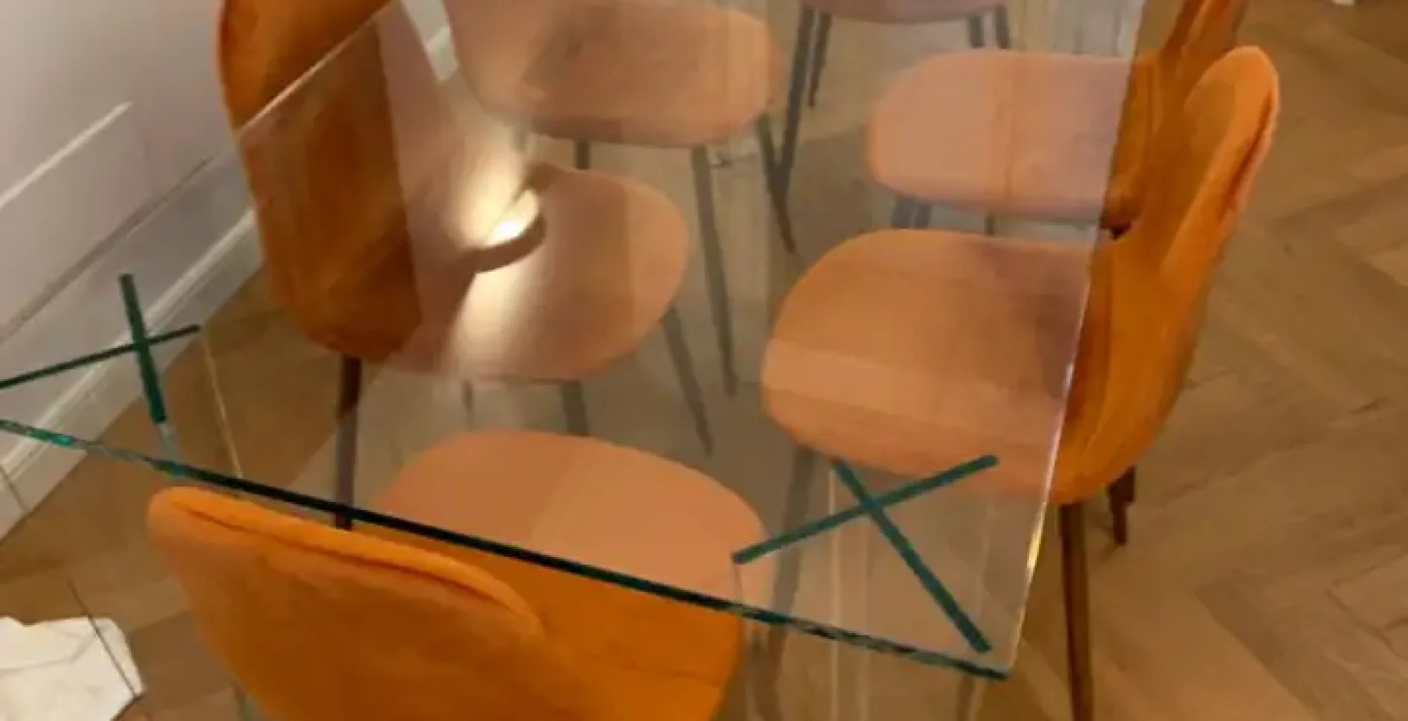 tavolo cristallo extrachiaro temperato