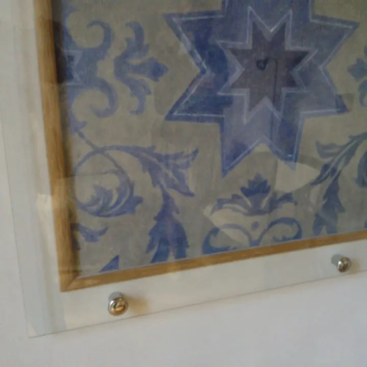 vetro protezione arazzo