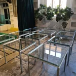 tavolini in vetro su misura