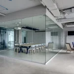 pareti divisori in vetro milano